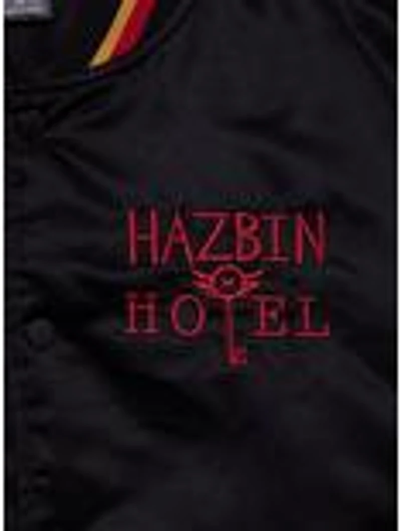 Hazbin Hotel Title Bomber Jacket — BoxLunch Exclusive