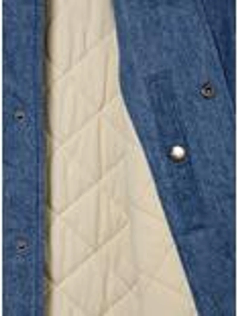 Hazbin Hotel Voxtek Vintage Denim Varsity Jacket — BoxLunch Exclusive