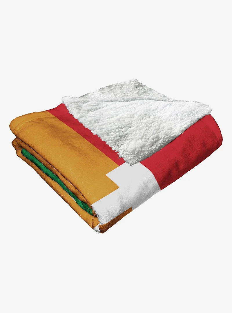 MLB Los Angeles Dodgers Pride Series Silk Touch Sherpa Throw Blanket