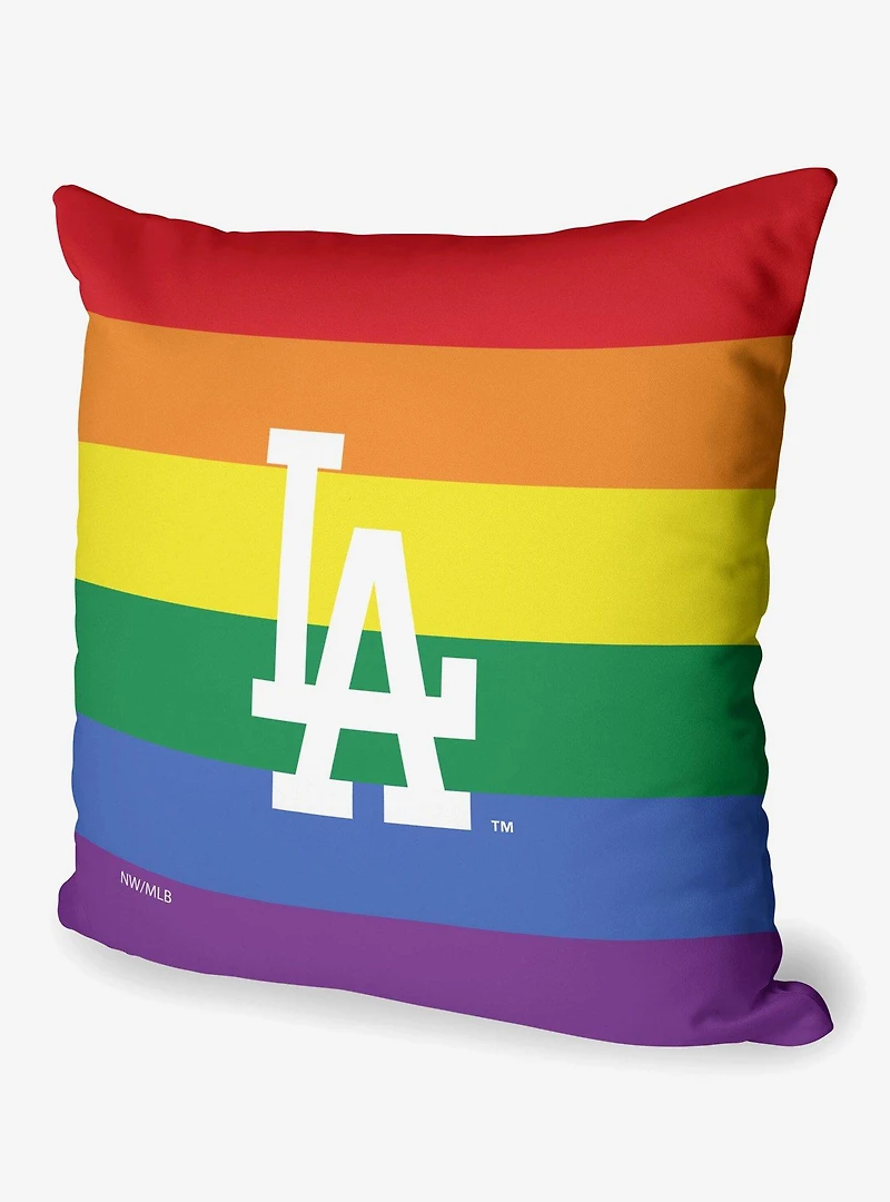 MLB Los Angeles Dodgers Pride Series Throw Pillow