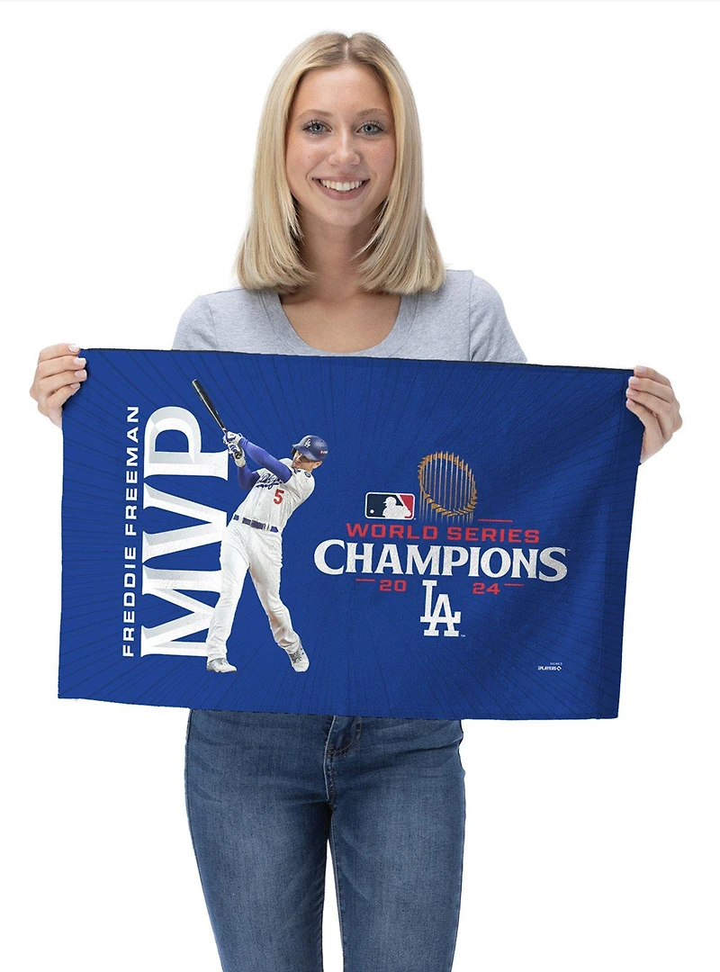 MLB World Series MVP Los Angeles Dodgers Freddie Freeman Fan Towel 2-Pack