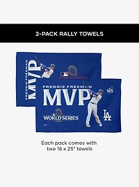 MLB World Series MVP Los Angeles Dodgers Freddie Freeman Fan Towel 2-Pack