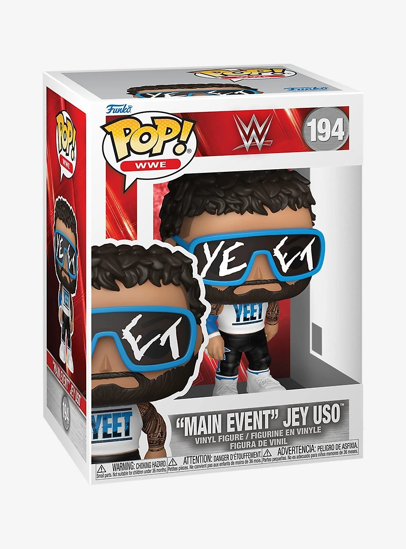 Funko Pop! WWE “Main Event” Jey Uso Vinyl Figure