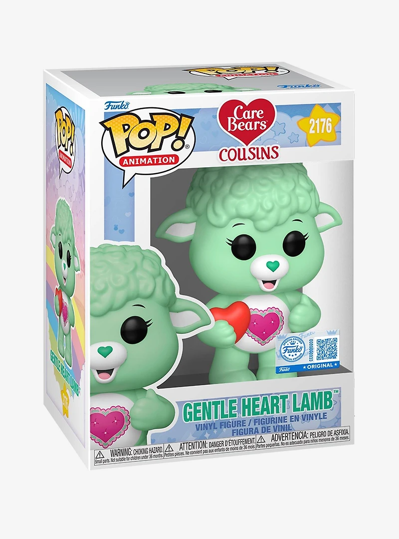 Funko Pop! Animation Care Bears Cousins Gentle Heart Lamb Vinyl Figure