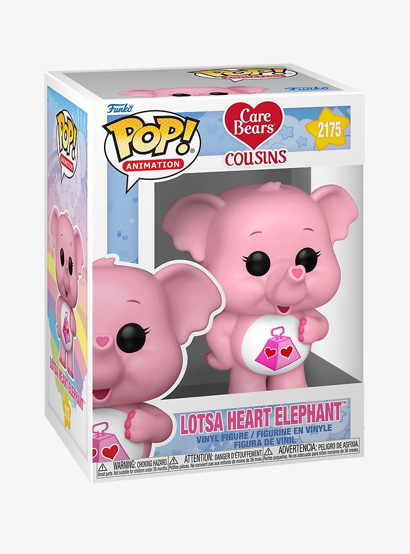 Funko Pop! Animation Care Bears Cousins Lotsa Heart Elephant Vinyl Figure