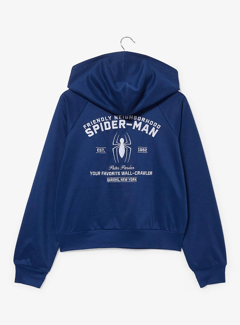 Marvel Spider-Man Women's Active Quarter Zip Hoodie — BoxLunch Exclusive