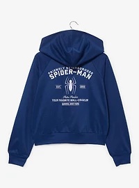 Marvel Spider-Man Women's Active Quarter Zip Hoodie — BoxLunch Exclusive