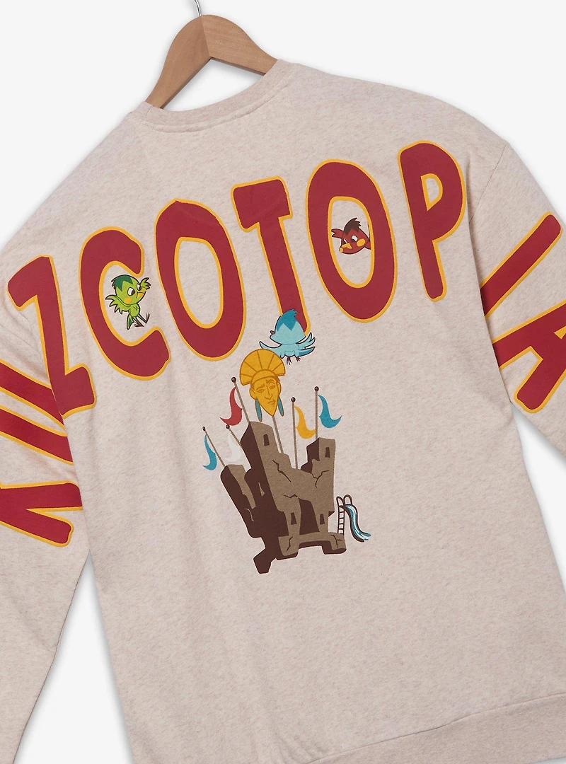 Disney The Emperor's New Groove Kuzcotopia Embroidered Crewneck - BoxLunch Exclusive