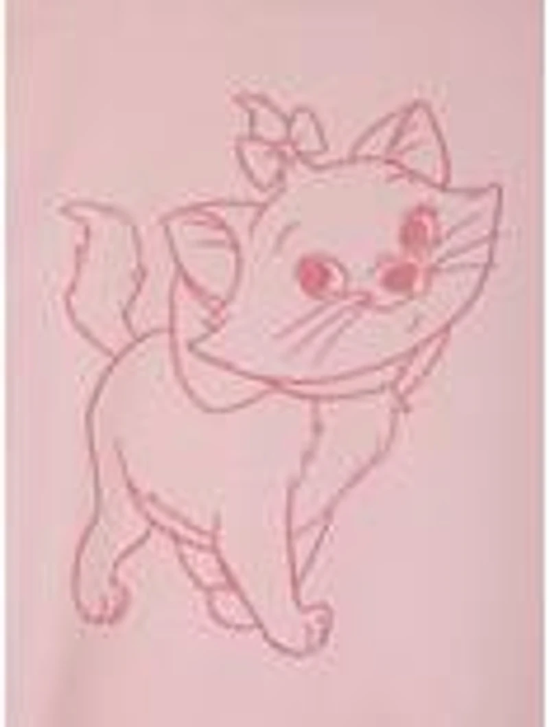 Disney The Aristocats Marie Pink Women's Quarter Zip Crewneck — BoxLunch Exclusive