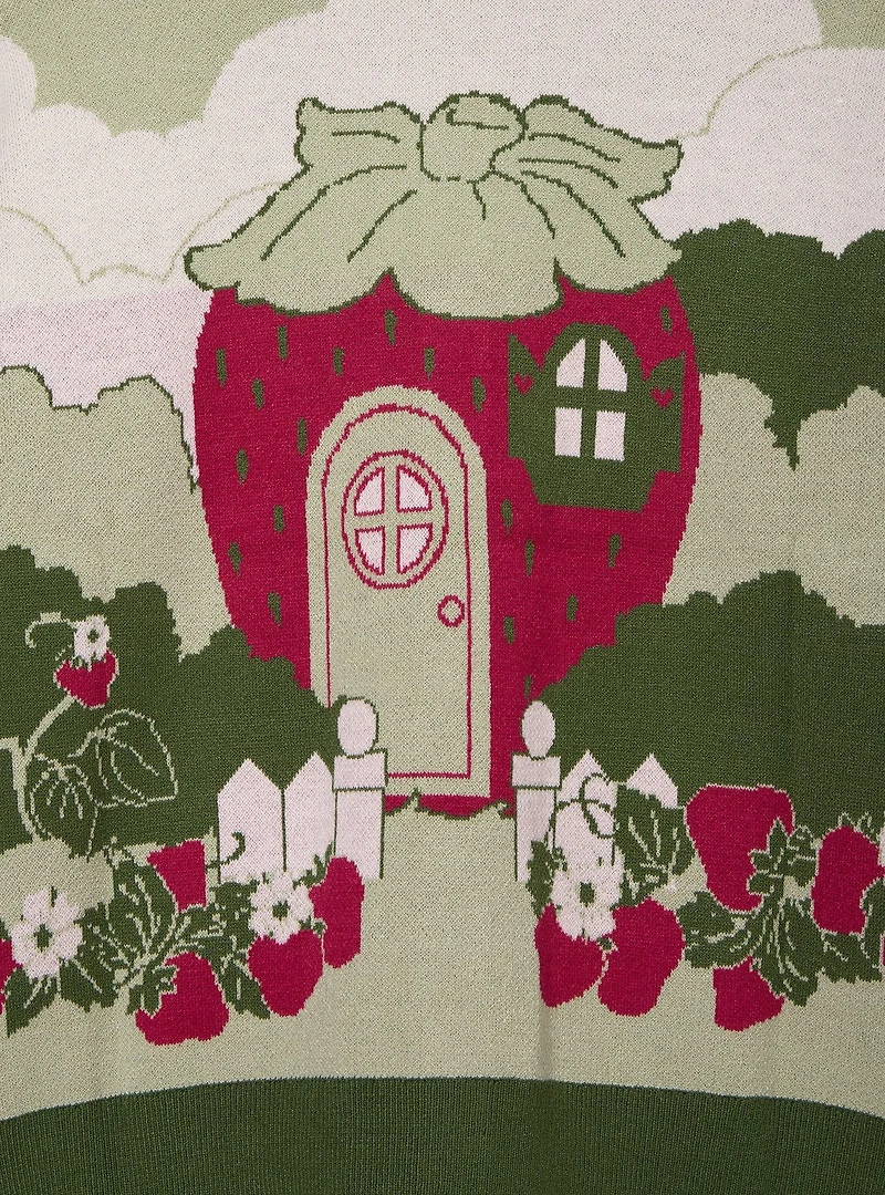 Strawberry Shortcake Custard & Scenic Women's Cardigan - BoxLunch Exclusive