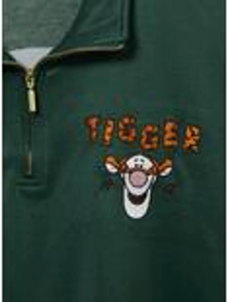 Disney Winnie the Pooh Tigger Women's Cropped Quarter Zip Crewneck - BoxLunch Exclusive