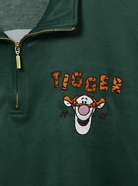 Disney Winnie the Pooh Tigger Women's Cropped Quarter Zip Crewneck - BoxLunch Exclusive