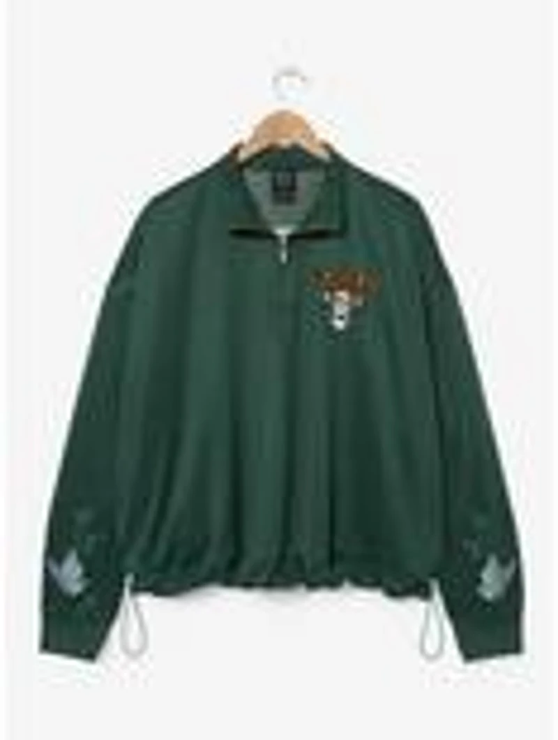 Disney Winnie the Pooh Tigger Women's Plus Cropped Quarter Zip Crewneck - BoxLunch Exclusive