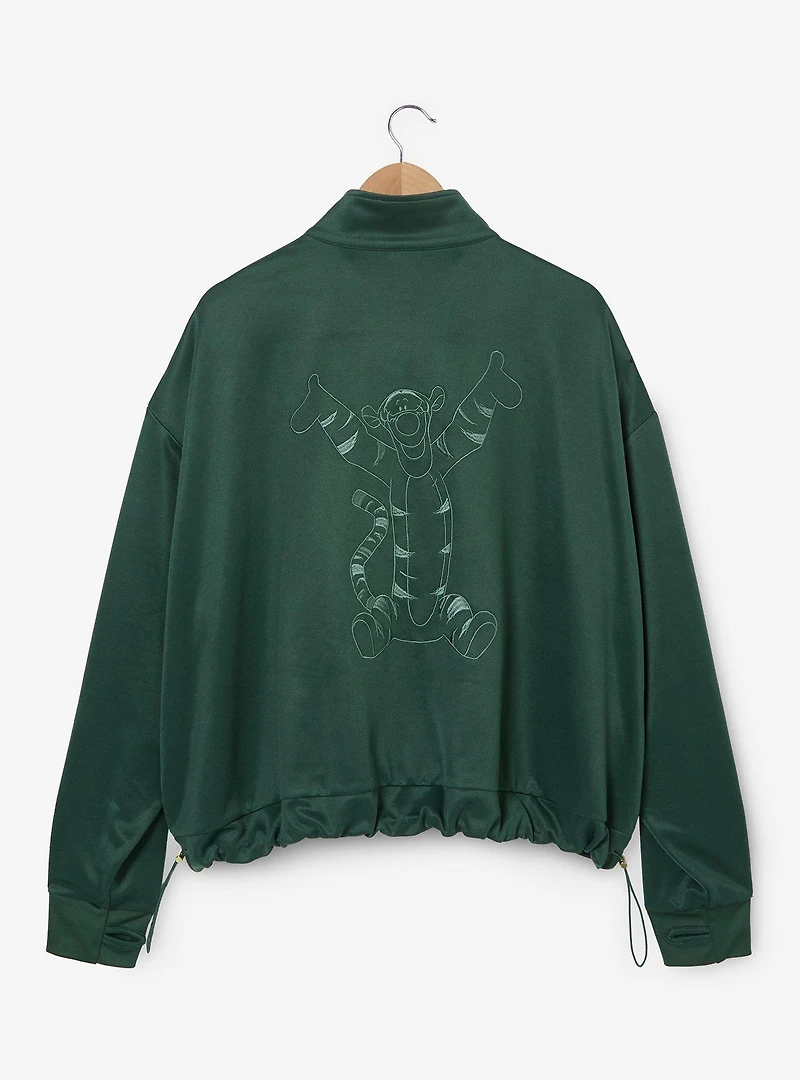 Disney Winnie the Pooh Tigger Women's Plus Cropped Quarter Zip Crewneck - BoxLunch Exclusive