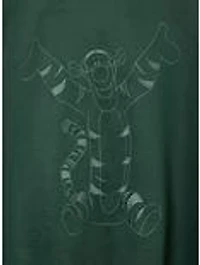 Disney Winnie the Pooh Tigger Women's Plus Cropped Quarter Zip Crewneck - BoxLunch Exclusive