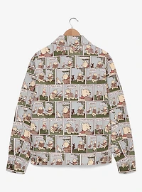 Disney Winnie The Pooh Comic Panels Allover Print Denim Jacket - BoxLunch Exclusive