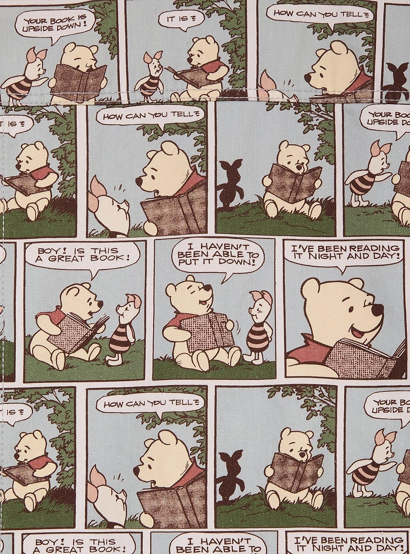 Disney Winnie The Pooh Comic Panels Allover Print Denim Jacket - BoxLunch Exclusive