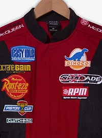 Disney Pixar Cars Lightning McQueen Cropped Women's Denim Moto Jacket - BoxLunch Exclusive