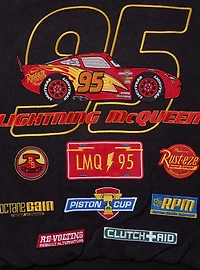 Disney Pixar Cars Lightning McQueen Cropped Women's Denim Moto Jacket - BoxLunch Exclusive