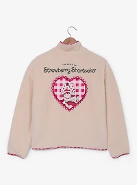 Strawberry Shortcake Embroidered Berries Women's Sherpa Jacket - BoxLunch Exclusive