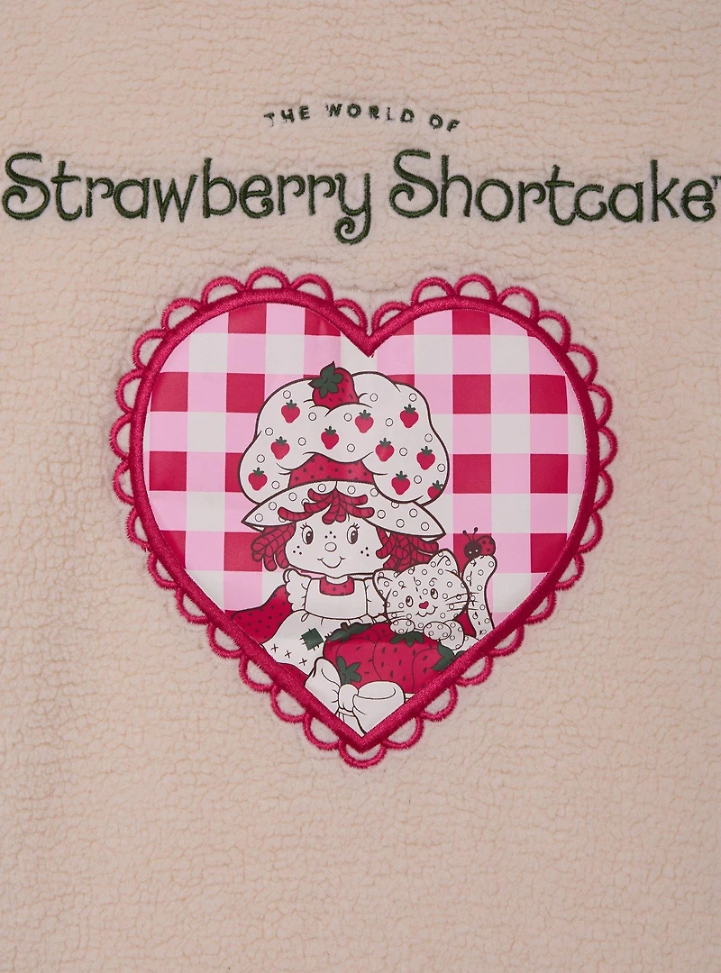 Strawberry Shortcake Embroidered Berries Women's Sherpa Jacket - BoxLunch Exclusive