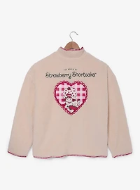 Strawberry Shortcake Embroidered Berries Women's Plus Sherpa Jacket - BoxLunch Exclusive