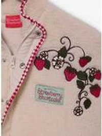 Strawberry Shortcake Embroidered Berries Women's Plus Sherpa Jacket - BoxLunch Exclusive