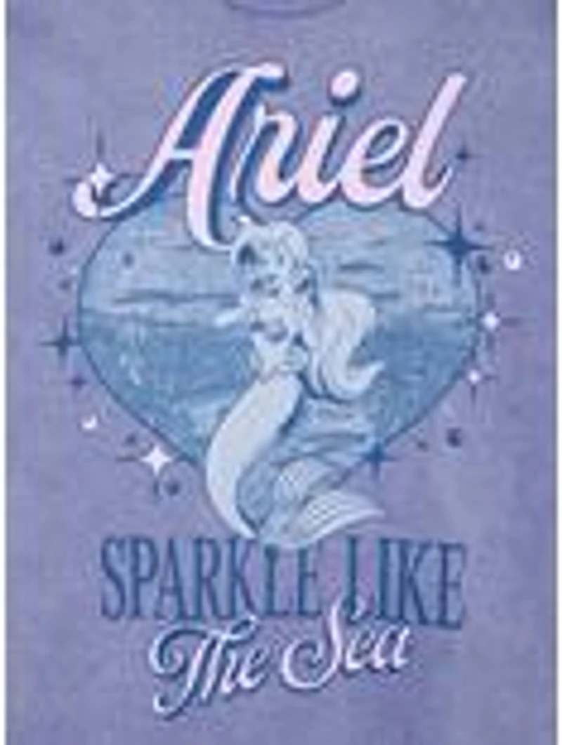 Disney The Little Mermaid Ariel Sparkle Tonal Women's T-Shirt — BoxLunch Exclusive
