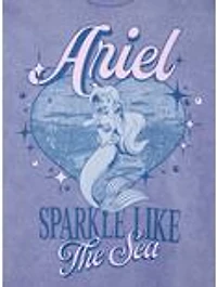 Disney The Little Mermaid Ariel Sparkle Tonal Women's T-Shirt — BoxLunch Exclusive