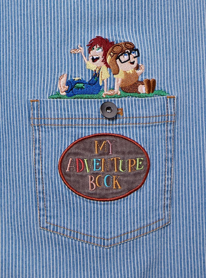 Disney Pixar Up Young Carl & Ellie Denim Dress — BoxLunch Exclusive