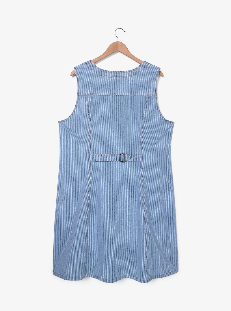 Disney Pixar Up Young Carl & Ellie Denim Plus Dress — BoxLunch Exclusive