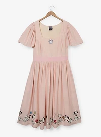 Disney 101 Dalmatians Puppies Striped Plus Midi Dress - BoxLunch Exclusive