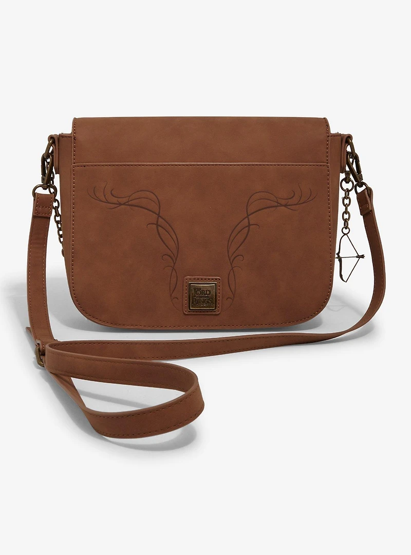 The Lord of the Rings Legolas Swords Pattern Crossbody Bag — BoxLunch Exclusive