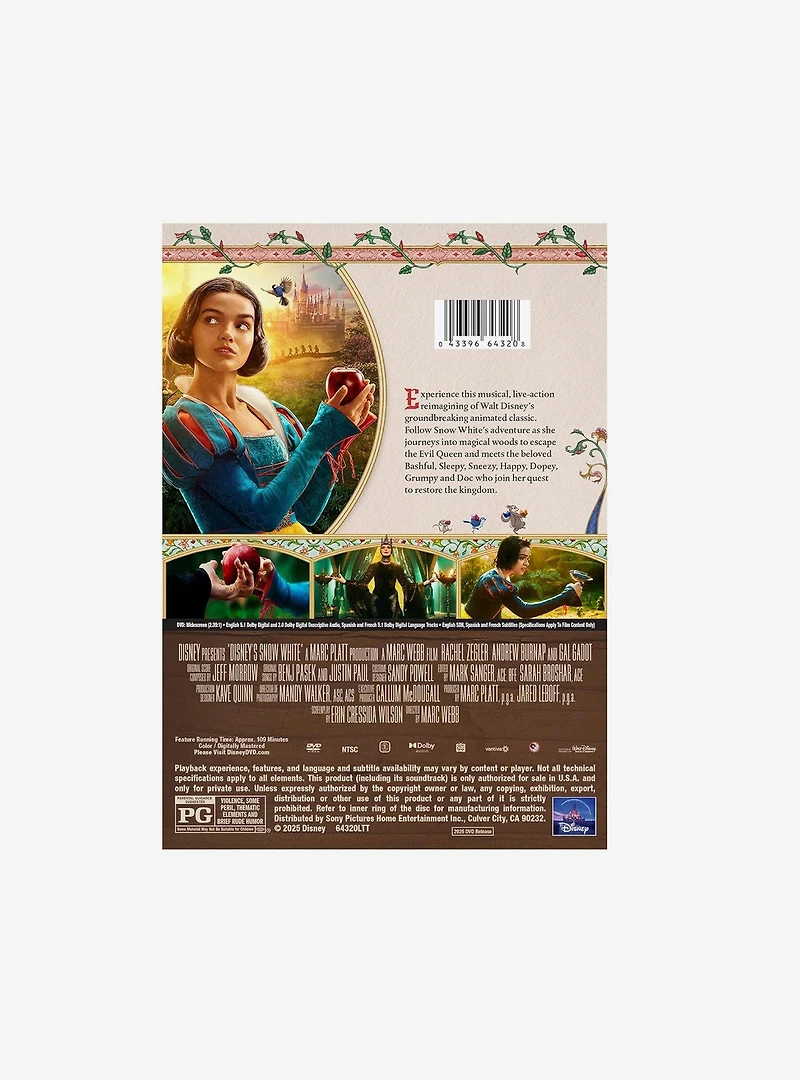 Disney Snow White Digital Video Disc
