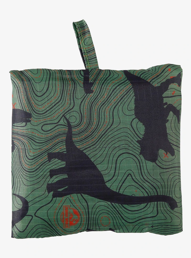 Jurassic Park Dinosaurs Allover Print Reusable Tote — BoxLunch Exclusive