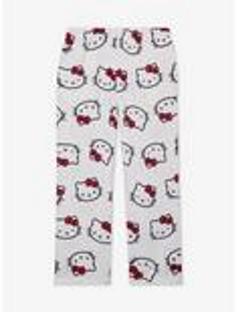 Sanrio Hello Kitty Allover Print Plush Plus Sleep Pants - BoxLunch Exclusive