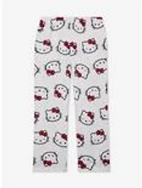 Sanrio Hello Kitty Allover Print Plush Plus Sleep Pants - BoxLunch Exclusive