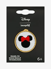 Loungefly Disney Minnie Cross Stitch Enamel Pin — BoxLunch Exclusive