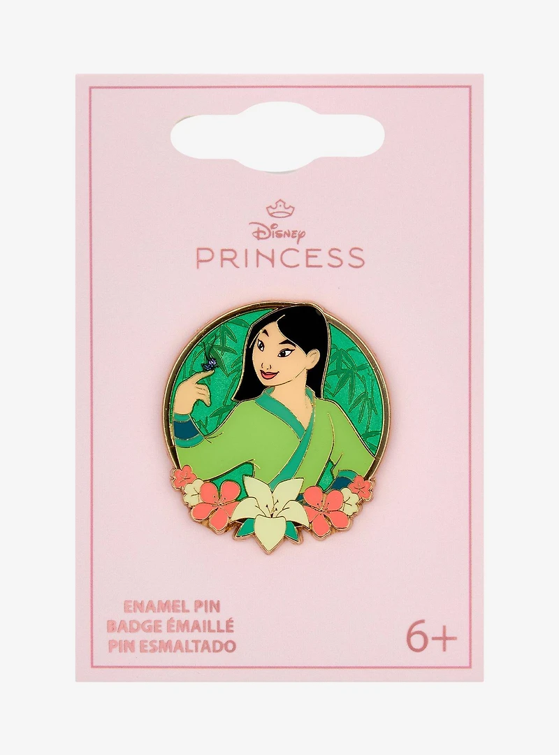 Loungefly Disney Mulan Flower Enamel Pin — BoxLunch Exclusive