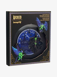 Loungefly Wicked Elphaba Broomstick Glow-in-the-Dark Limited Edition Sliding Enamel Pin — BoxLunch Exclusive