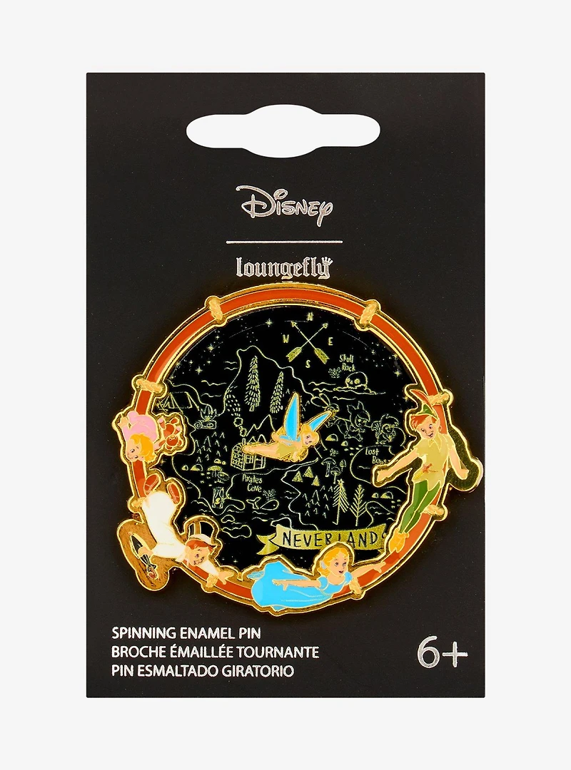 Loungefly Disney Peter Pan Spinning Enamel Pin — BoxLunch Exclusive