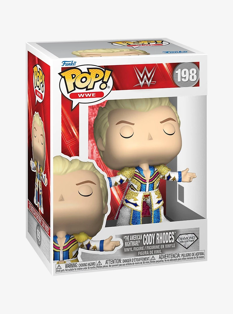 Funko Pop! WWE "The American Nightmare" Cody Rhodes Diamond Collection Vinyl Figure