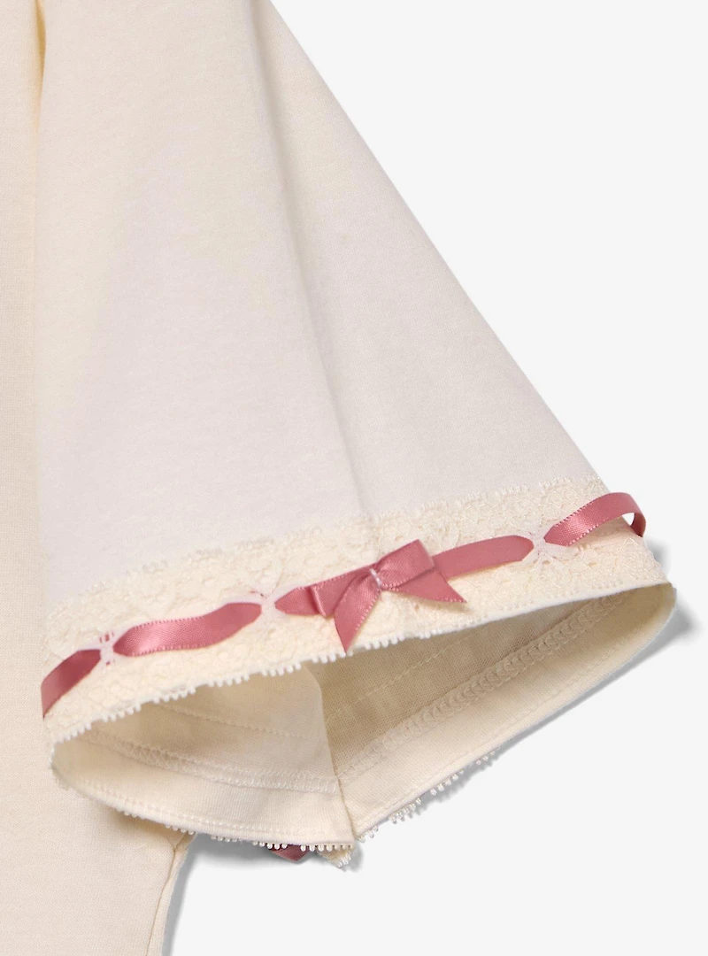 Disney the Lady and Tramp Floral Embroidered Women's T-Shirt - BoxLunch Exclusive