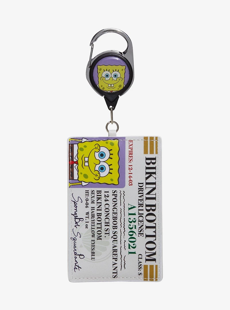 SpongeBob SquarePants Driver's License Retractable Lanyard — BoxLunch Exclusive