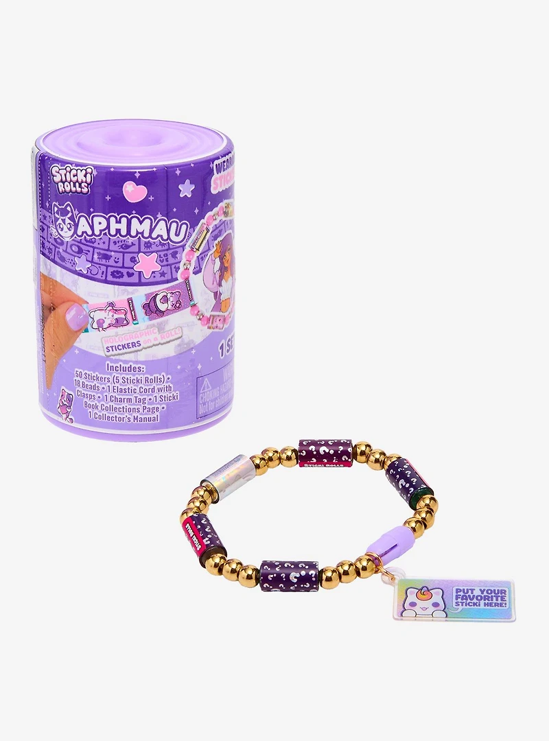 Sticki Rolls Aphmau Blind Capsule Sticker Bracelet