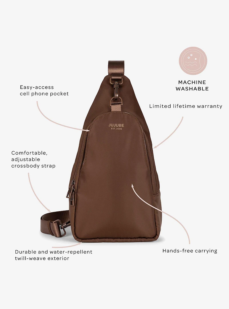 JuJuBe Espresso Crossbody Sling