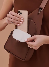 JuJuBe Espresso Crossbody Sling