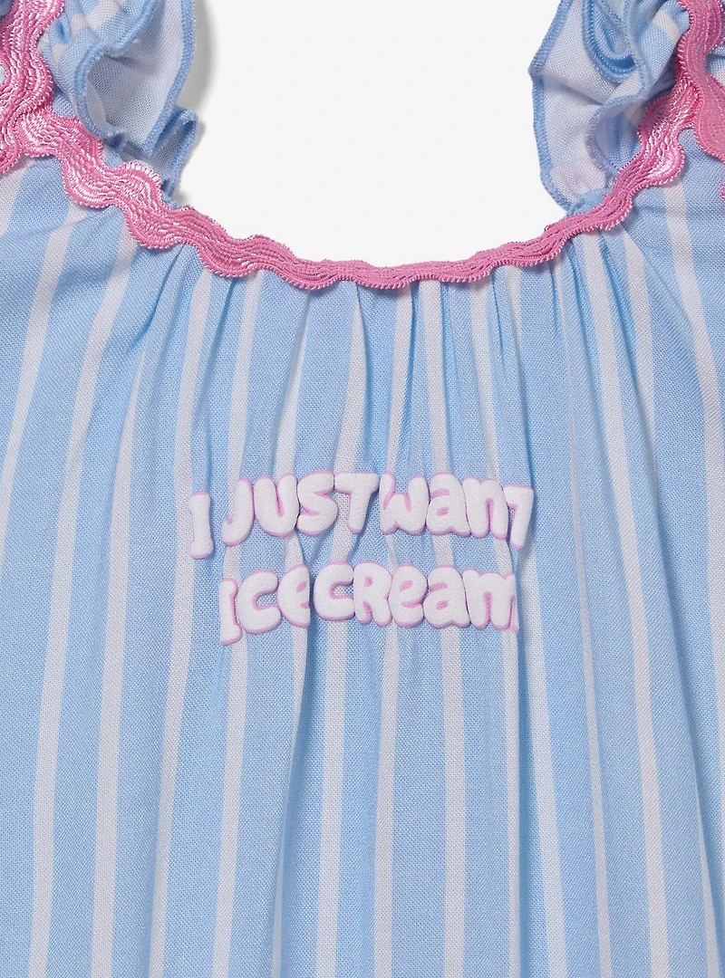 Bluey Ice Cream Toddler Ruffle Dress — BoxLunch Exclusive