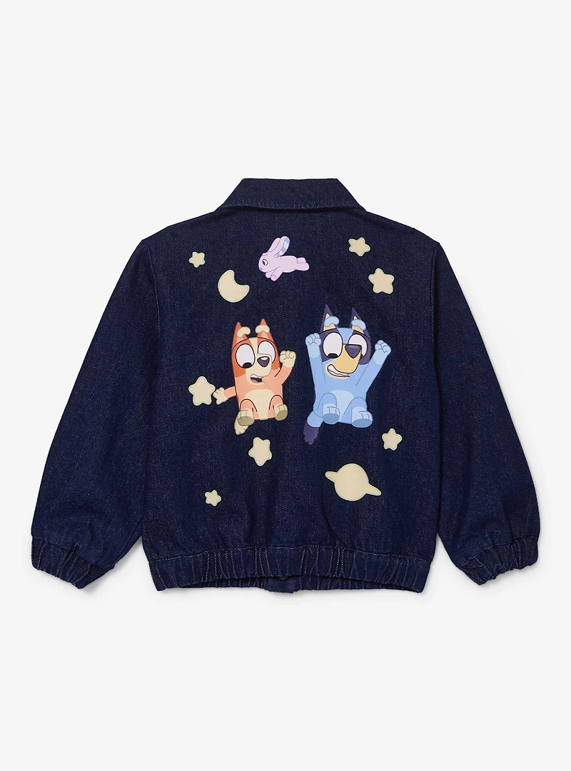 Disney Bluey Sleepy Time Toddler Denim Jacket - BoxLunch Exclusive