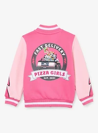 Bluey Pizza Girls Toddler Varsity Jacket - BoxLunch Exclusive